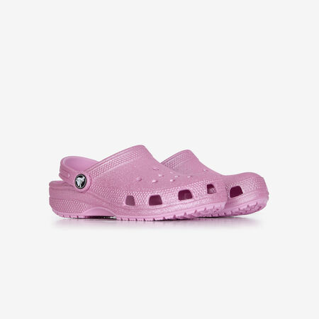 CROCS CLASSIC CLOG GLITTER ROSA INFANTIL