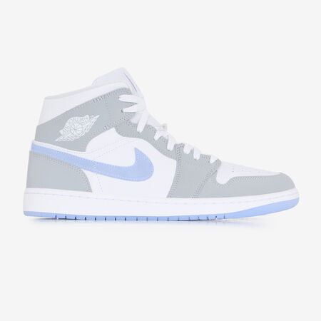 JORDAN air jordan 1 AIR JORDAN 1 MID GRIS/AZUL HOMBRE