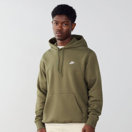 HOODIE CLUB SMALL LOGO : VERDE/BLANCO