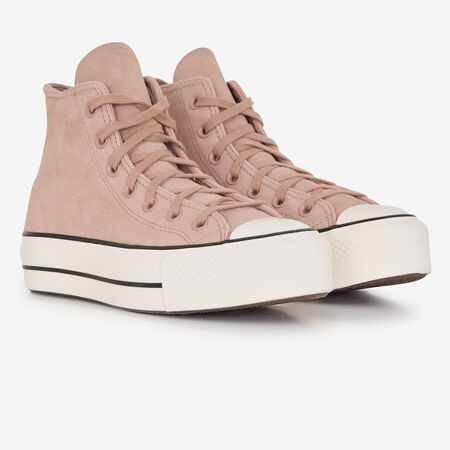 CONVERSE CHUCK TAYLOR LIFT HI MARR&Oacute;N MUJER