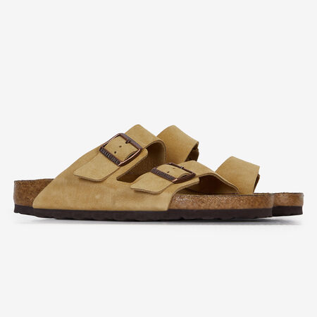 BIRKENSTOCK arizona ARIZONA SUEDE LATTE CREAM BEIGE/NEGRO HOMBRE