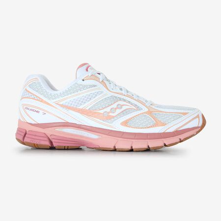SAUCONY PROGRID GUIDE 7 BLANCO/ROSA HOMBRE