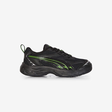 PUMA MORPHIC EL NEGRO/VERDE INFANTIL