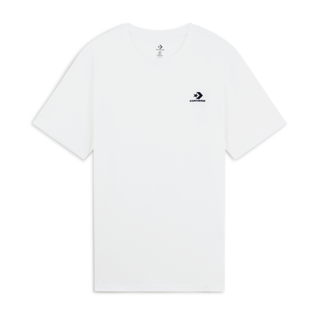 CONVERSE TEE SHIRT STAR CHEVRON EMBROIDERED BLANCO/NEGRO HOMBRE