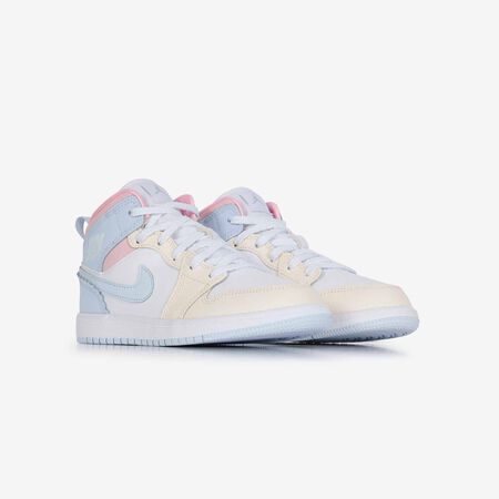 JORDAN air jordan 1 AIR JORDAN 1 MID LOVE IS IN THE AIR BLANCO/AZUL INFANTIL