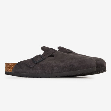 BIRKENSTOCK boston BOSTON SUEDE VELVET GRAY ANTRACITA HOMBRE