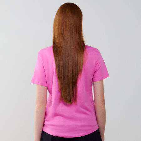 NIKE TEE SHIRT CLUB ROSA/BLANCO MUJER