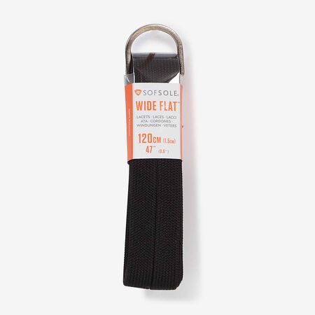 SOFSOLE LACET PLAT LARGE 120CM NEGRO MIXTO