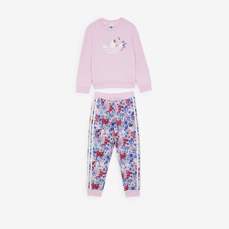 ADIDAS ORIGINALS CREW SET LIBERTY ROSA/MULTICOLOR INFANTIL