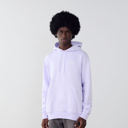 NIKE HOODIE CLUB SMALL LOGO LILA/BLANCO HOMBRE