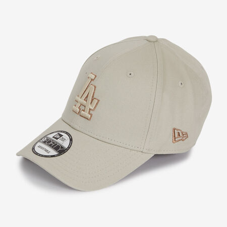 NEW ERA 9FORTY LA METALLIC OUTLINE BEIGE HOMBRE