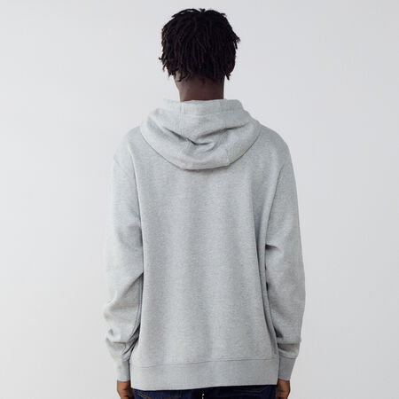 NIKE HOODIE CLUB SMALL LOGO GRIS HOMBRE