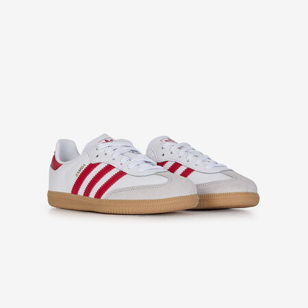ADIDAS ORIGINALS samba SAMBA OG BLANCO/ROJO INFANTIL