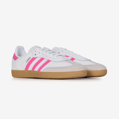 ADIDAS ORIGINALS samba SAMBA OG BLANCO/ROSA JUNIOR