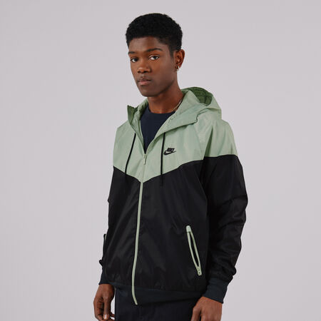 NIKE JACKET WINDRUNNER NEGRO/VERDE HOMBRE