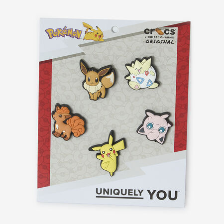 CROCS JIBBITZ POKEMON CHARACTER 5PC MULTICOLOR MIXTO