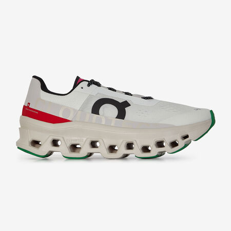 ON RUNNING CLOUDMONSTER BEIGE/ROJO HOMBRE