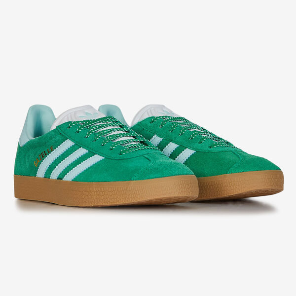ADIDAS ORIGINALS GAZELLE VERDE/AZUL CORDONES MUJER