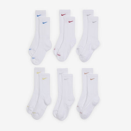 NIKE CHAUSSETTES X6 CREW CUSHION BLANCO/MULTICOLOR HOMBRE