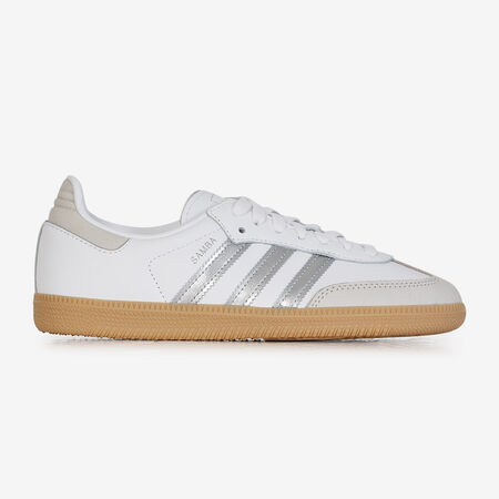 SAMBA OG : BLANCO/PLATEADO