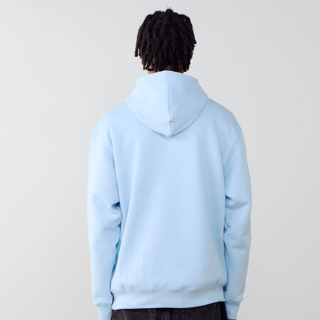 NEW BALANCE HOODIE SMALL LOGO AZUL CIELO HOMBRE