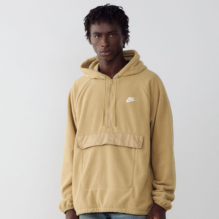 NIKE HOODIE CLUB WINTER BEIGE HOMBRE
