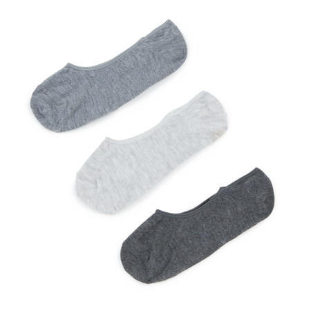 COURIR PACK FOOTIES COURIR X3 GRIS MIXTO