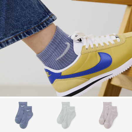 NIKE CHAUSSETTES X3 EVERYDAY MID GRIS MIXTO