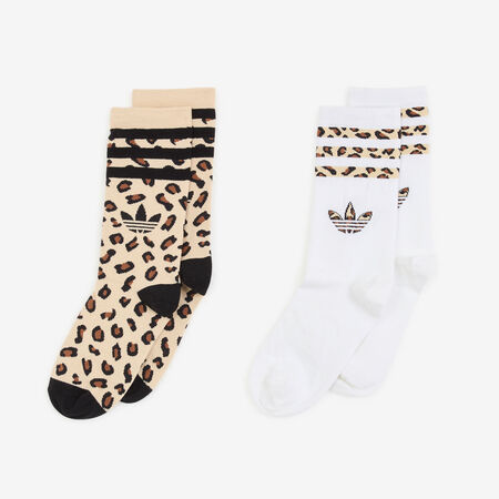 ADIDAS ORIGINALS CHAUSSETTES X2 CREW LEO MARR&Oacute;N/NEGRO HOMBRE