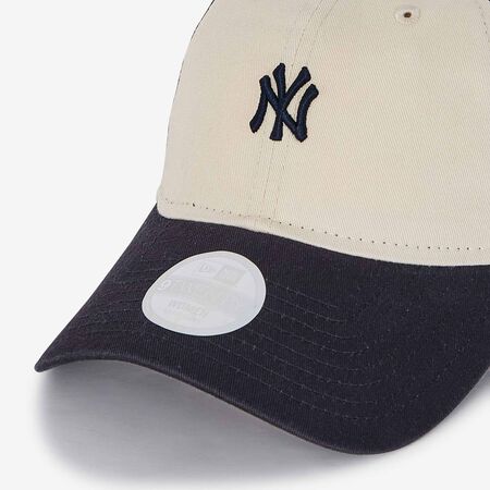 NEW ERA 9TWENTY TRUCKER WOMEN NY CB BEIGE/AZUL MARINO MUJER