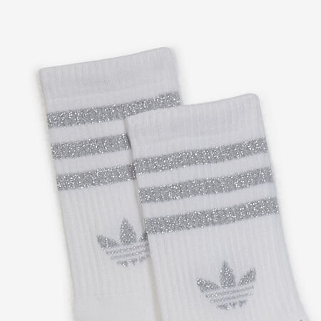 ADIDAS ORIGINALS CHAUSSETTES X2 CREW GLITTER GRIS/BLANCO MIXTO