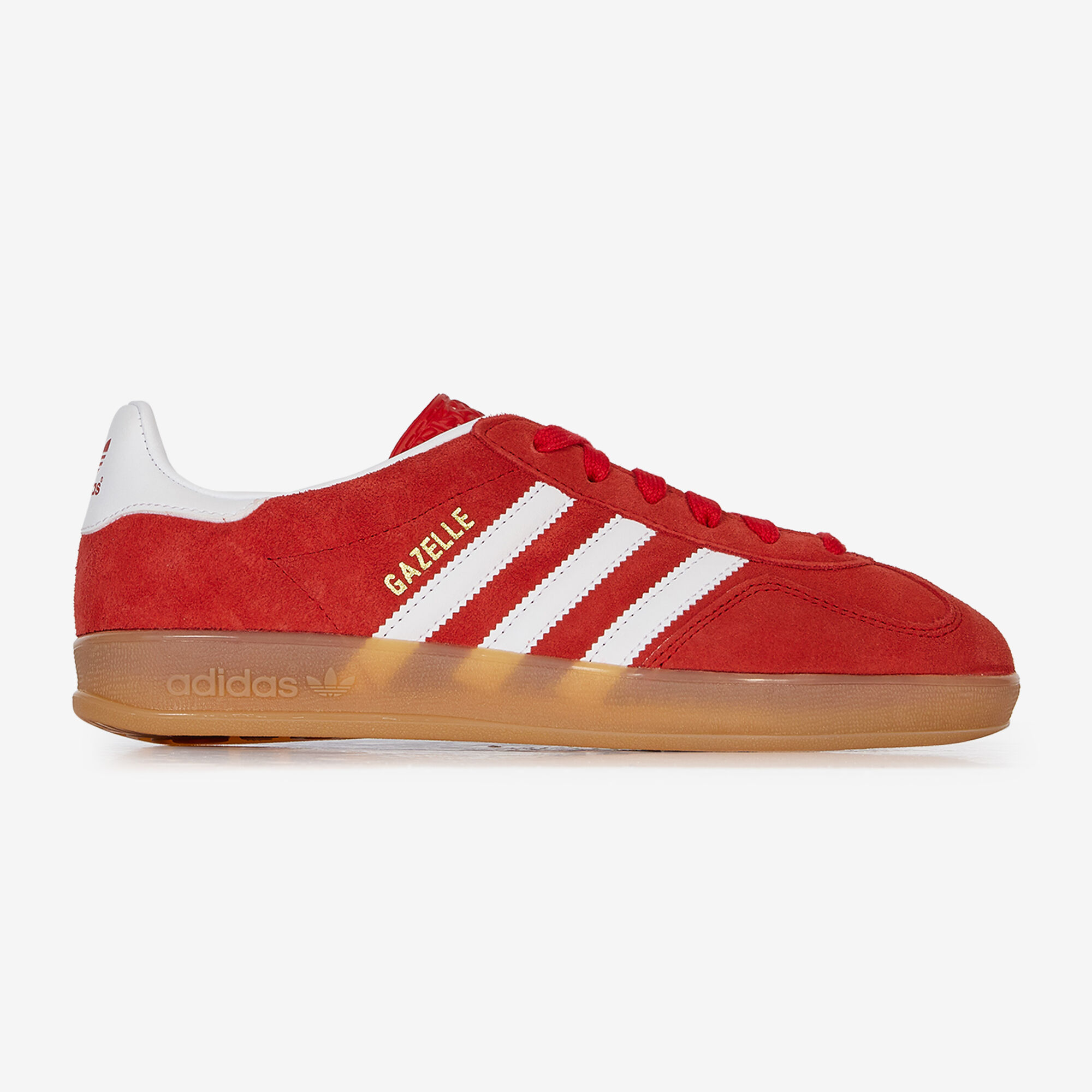 ADIDAS ORIGINALS GAZELLE INDOOR ROJO BLANCO CORDONES HOMBRE Courir.es