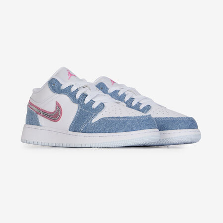 JORDAN AIR JORDAN 1 LOW AZUL/ROSA JUNIOR