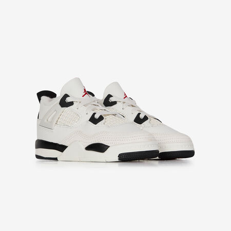 JORDAN JORDAN 4 FLIGHT CLUB BLANC/NOIR BLANCO/NEGRO BEB&Eacute;