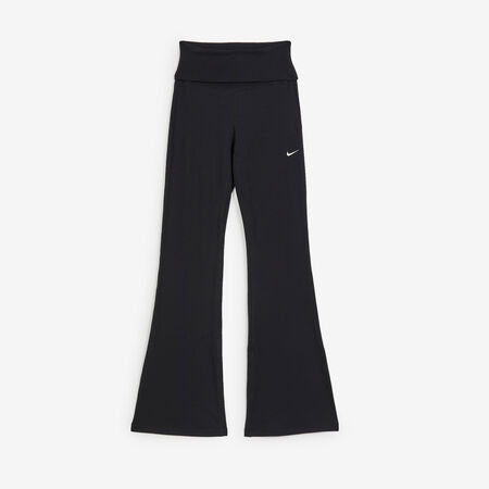 NIKE PANT WIDE LEG CHILL KNIT NEGRO MUJER
