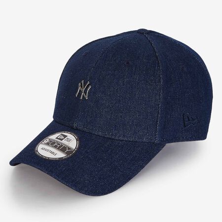 NEW ERA 9FORTY NY DENIM METAL LOGO AZUL HOMBRE