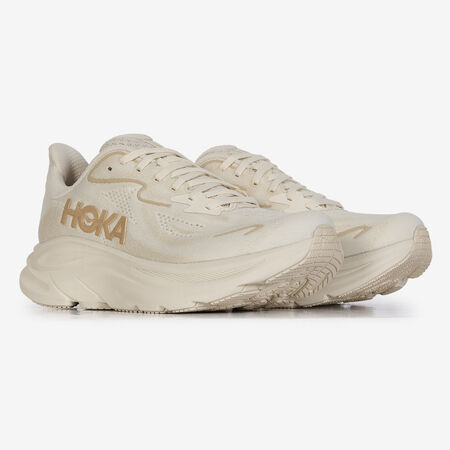HOKA CLIFTON 10 BEIGE MUJER