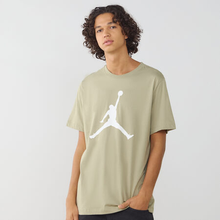 JORDAN TEE SHIRT BIG JUMPMAN BEIGE/BLANCO HOMBRE