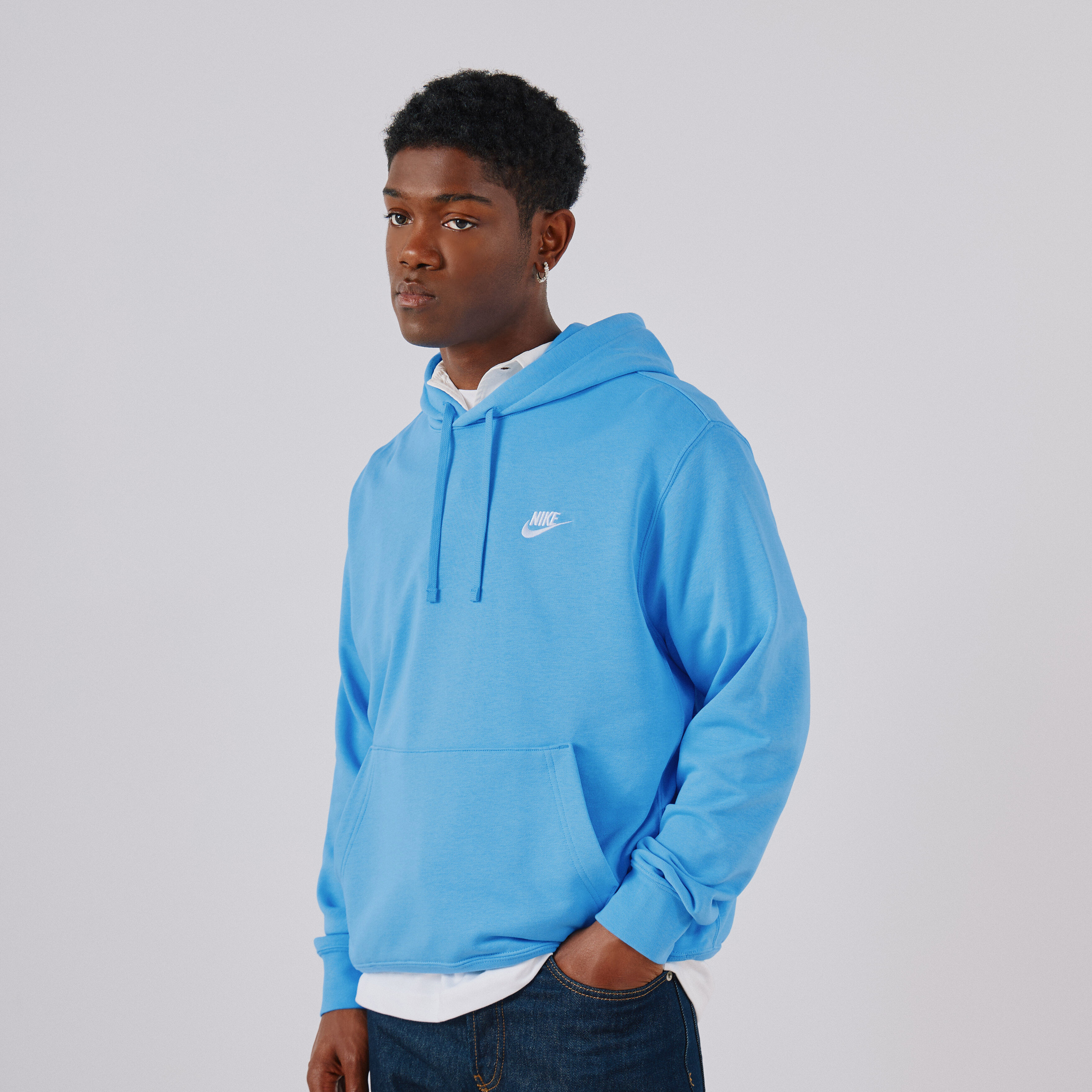 Nike sudadera azul deals