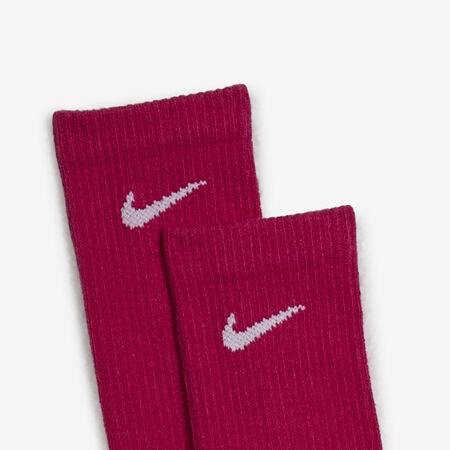 NIKE CHAUSSETTES X3 CREW EVERYDAY ROSA HOMBRE