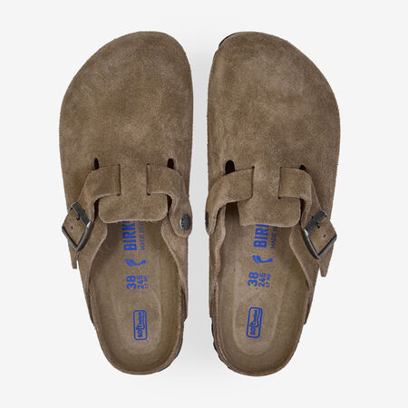 BIRKENSTOCK boston BOSTON SUEDE DARK TEA MARRÓN MUJER