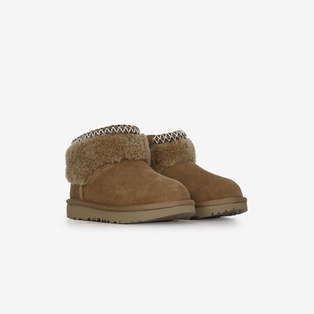UGG classic mini CLASSIC ULTRA MINI MAXI CURLY MARRÓN BEBÉ