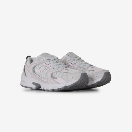NEW BALANCE 530 530 EL SUEDE GRIS/ROSA INFANTIL