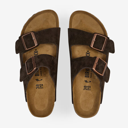 BIRKENSTOCK arizona ARIZONA SUEDE MOCCA MARR&Oacute;N MUJER