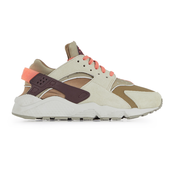 NIKE HUARACHE BEIGE/BURDEOS/ROSA | Courir.es