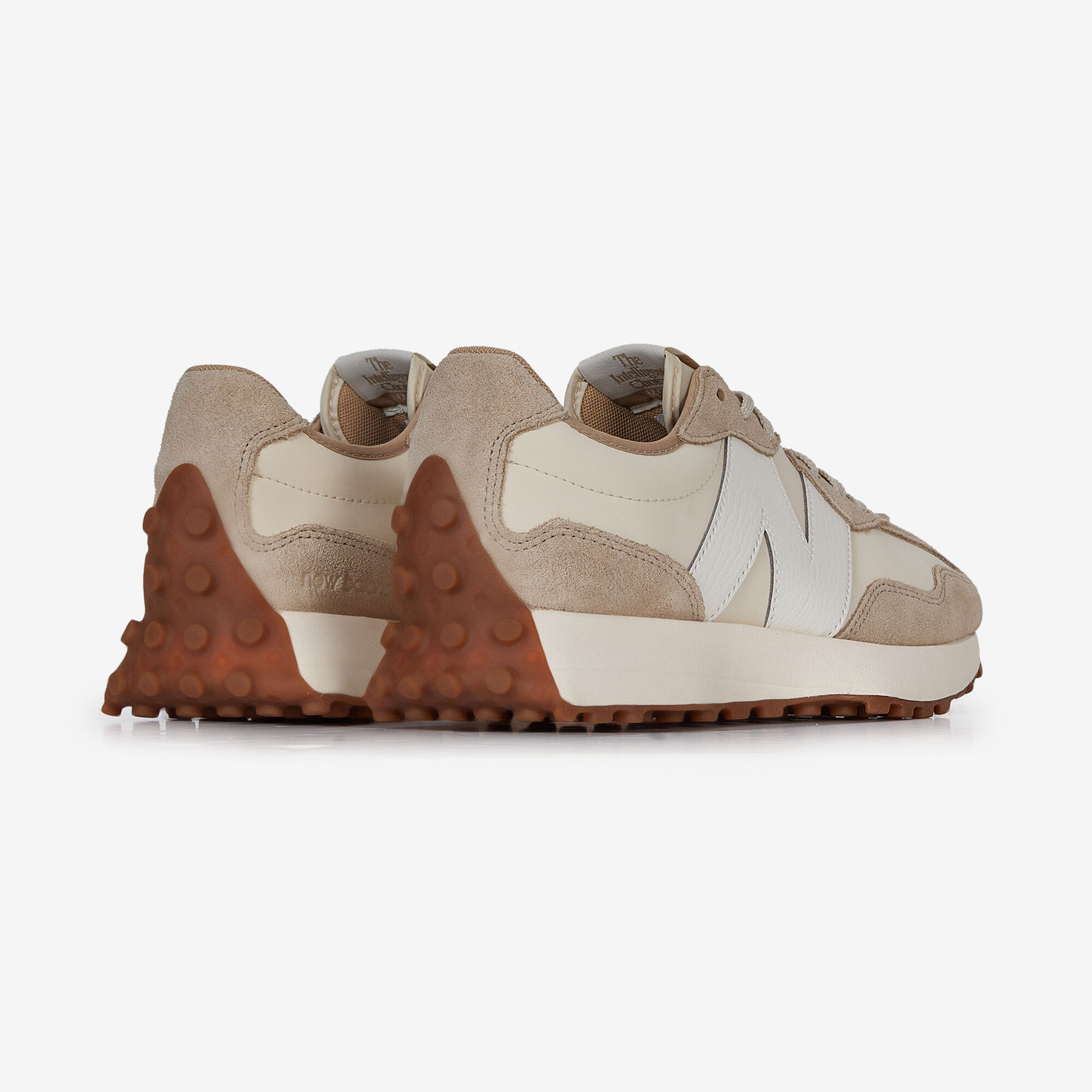 NEW BALANCE 327 MARRÓN/BEIGE - CORDONES MUJER | Courir.es