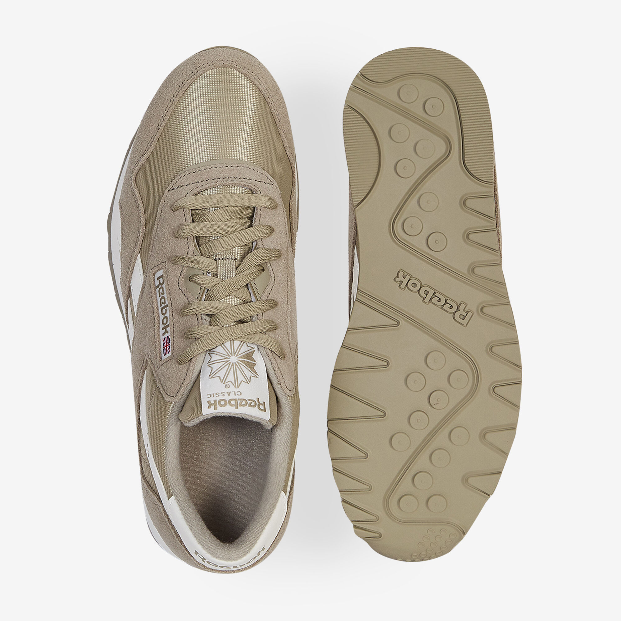 REEBOK CLASSIC NYLON BEIGE CORDONES HOMBRE Courir.es