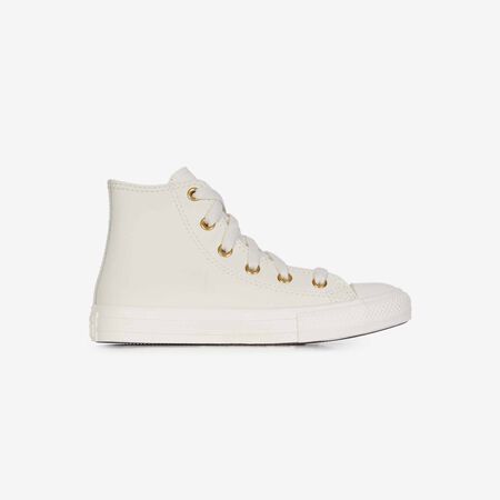 CONVERSE chuck taylor all star CHUCK TAYLOR ALL STAR HI LEATHER BEIGE/DORADO INFANTIL