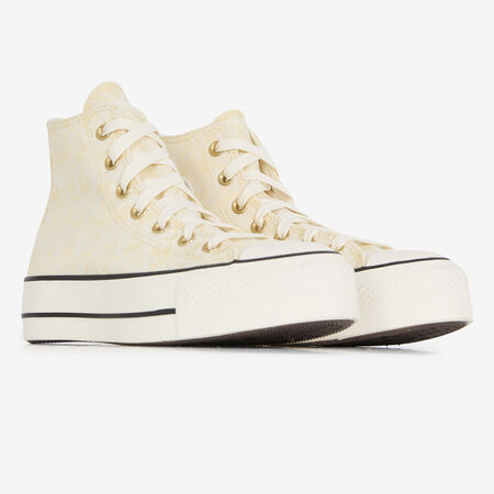 CONVERSE CHUCK TAYLOR HI LIFT BEIGE MUJER