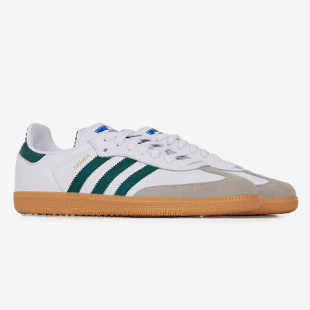 ADIDAS ORIGINALS samba SAMBA OG BLANCO/VERDE HOMBRE